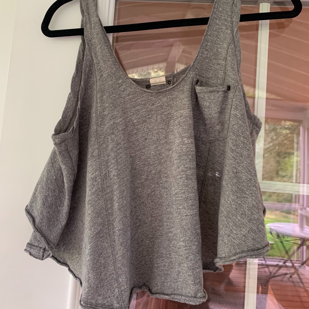 Free People Open Back Crop top